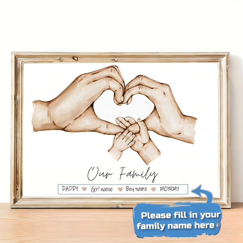 Lukisan Kanvas Nama Keluarga K - Personalized Name Box ulasan dan harga