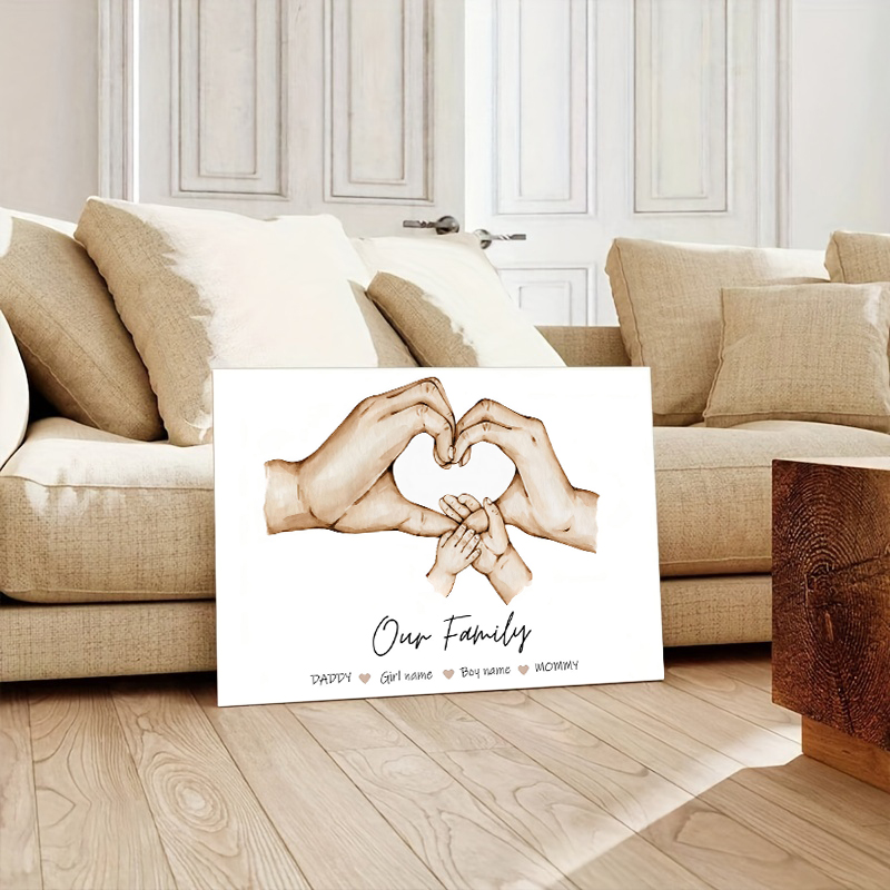 Lukisan Kanvas Nama Keluarga K - Personalized Name Box ulasan dan harga