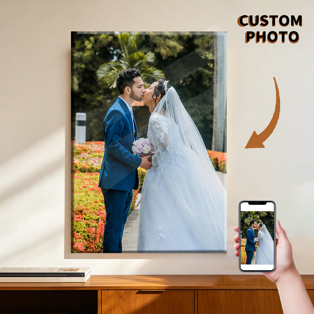1 Buah Foto Kustom di Atas Kan - Engraved Wood Frame ulasan dan harga