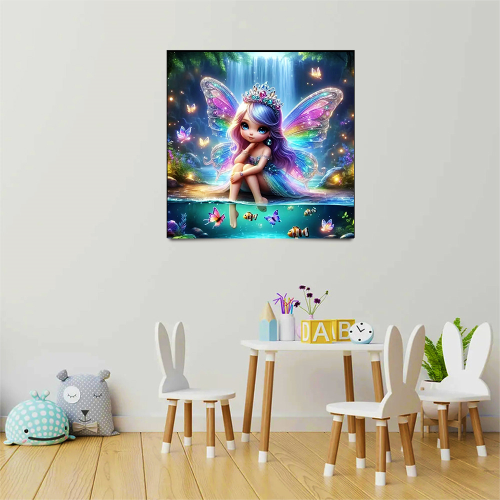 Momoart anak perempuan potret  - Photo Mosaic Print ulasan dan harga